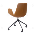 Lounge Chair Indoor Aluminium bese with wheel office chair Manufactory